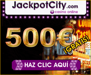 www.JackpotCity.com | Aproveche de 500€ sin deposito ninguno