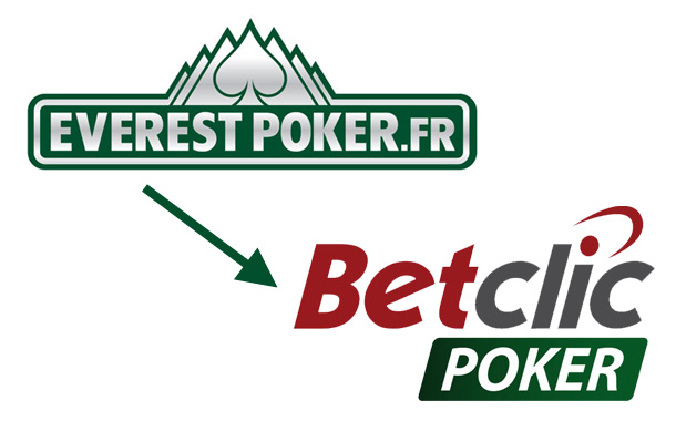Everest Poker France devient BetClic Poker