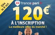 France-Pari : du 8 au 31 le bonus est de 120 euros