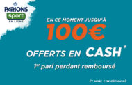 ParionsSport en ligne : le bonus de 100€ disponible à nouveau