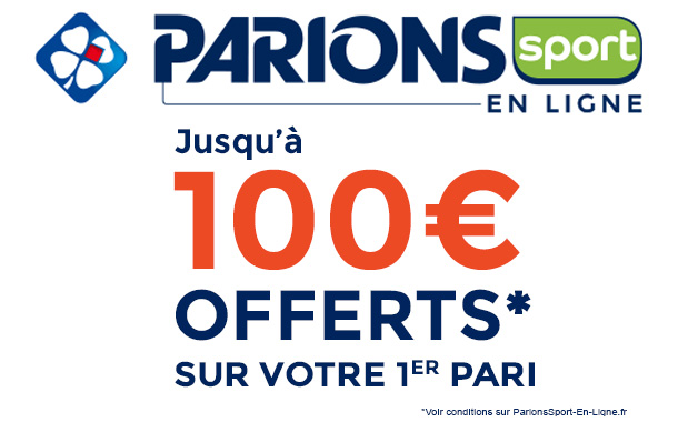 Bonus de 100€ ParionsSport en Ligne